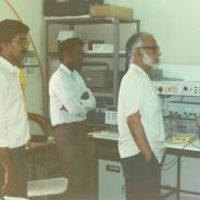 MGK Menon with faculty